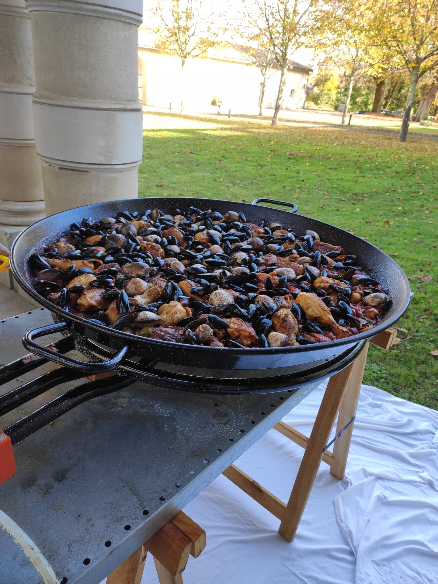 Ajout des fruits de mer